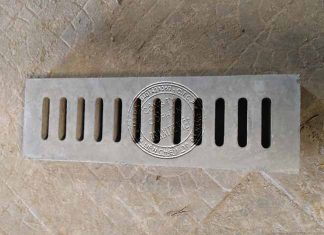 Tấm chắn rác bê tông tính năng cao UHPC GVC 1000x300x80