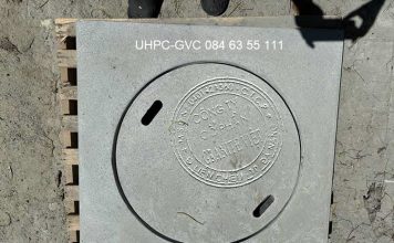 Nắp hố ga UHPC GVC 900×900 D650 H100