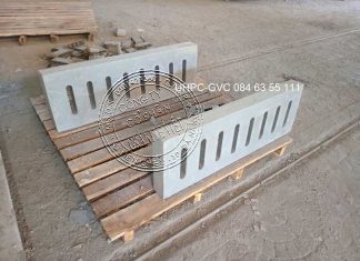 Tấm chắn rác bê tông tính năng cao 900x300x80 UHPC GVC